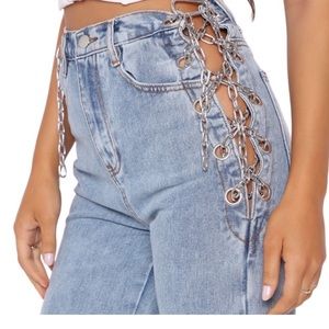 Fashion Nova Jeans with chains